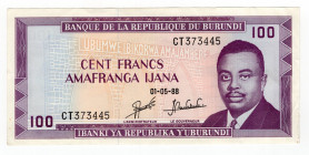 Burundi - repubblica (dal 1966) - 100 franchi - N° serie: CT373445 - 1988 - P# 29

FDS

SPEDIZIONE IN TUTTO IL MONDO - WORLDWIDE SHIPPING