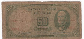 Cile - repubblica (dal 1818) - 50 pesos - N° serie: Y.I. 050334 - 1947 -Talleres de Especies Valoradas - P# 104

qMB 

SPEDIZIONE SOLO IN ITALIA -...