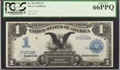Fr. 226. 1899 $1 Silver Certificate. PCGS Currency Gem New 66 PPQ.

Lyons-Roberts signature combination. Deep embossing and vividly printed inks are...