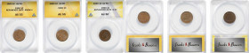 Lot of (3) 1900 Indian Cents. Repunched Date. (ANACS).

Included are: Snow-4, AU-53; Snow-22, AU-55; and Snow-30, AU-50.

Collector tags with attr...