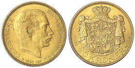 Dänemark
Christian X., 1912-1947
20 Kroner 1914. 8,96 g. 900/1000. gutes vorzüglich. Hede 1A. Sieg 3.1.
