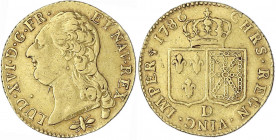 Frankreich
Ludwig XVI., 1774-1793
Louis d`or 1786 D, Lyon. 7,60 g. sehr schön, kl. Kratzer. Krause/Mishler 591.1. Gadoury 361 (R).
