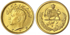 Iran
Mohammed Reza Pahlavi, 1941-1979
1/2 Pahlavi SH 1336 = 1957. 4,07 g. 900/1000. fast Stempelglanz. Krause/Mishler 1161.