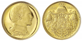 Bayern
Ludwig II., 1864-1886
Dukat o.J., (geprägt 1986). Auf seinen 100. Todestag. 21 mm, 3,54 g. 980/1000. Polierte Platte