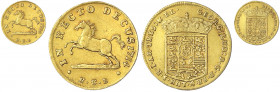 Braunschweig-Calenberg-Hannover
Georg I. Ludwig, 1698-1714
Dukat 1714, Clausthal. Springendes Ross. 3,47 g. vorzüglich, äußerst selten. Welter 2130....