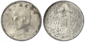 China
Republik, 1912-1949
Dollar (Yuan) Jahr 10 = 1921, Präsident Yuan Shih-kai. vorzüglich. Lin Gwo Ming 79. Yeoman 329.6.