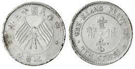 China
Republik, 1912-1949
10 Cents Jahr 13 = 1924. Provinz Che-Kiang. sehr schön. Lin Gwo Ming 289.