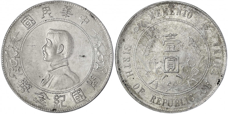 China
Republik, 1912-1949
Dollar (Yuan) o.J., geprägt 1928. Birth of Republic....