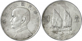 China
Republik, 1912-1949
Dollar (Yuan) Jahr 23 = 1934. fast vorzüglich. Lin Gwo Ming 110. Yeoman 345.
