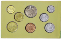 China
Volksrepublik, seit 1949
Kursmünzensatz 1983 mit 7 Münzen und zusätzlich Medaille "Schwein". Original in Pappblister (minimale Gebrauchsspuren...