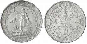Grossbritannien
Tradedollars
Tradedollar 1903 B. vorzüglich, kl. Kratzer und Randfehler. Krause/Mishler T5.