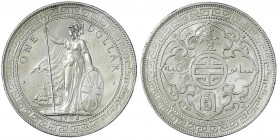 Grossbritannien
Tradedollars
Tradedollar 1903 B. vorzüglich, eingeschlagen "HO" am Kopf. Krause/Mishler T5.