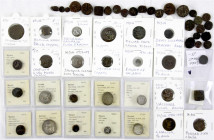 Indien
Lots
Ca. 50 alte Münzen ab der Antike. Von den Kuschans bis zu den Prinzenstaaten, auch etwas Afghanistan. Viel Mysore, aber auch Awadh, Sikh...