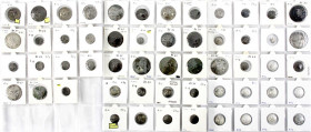 Myanmar (Burma)
Königreich Srikshetra, 400-750
55 Münzen, alle in Rähmchen, fast alle Silber, aber auch wenige zeitgen. Fälschungen. schön bis sehr ...