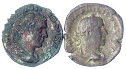 Kaiserzeit
Philippus I. Arabs, 244-249
2 Sesterzen: Securitas und Laetitia Fundata. schön/sehr schön und sehr schön