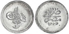 Ägypten
Abdul Mejid, 1839-1861 (AH 1255-1277)
20 Para AH 1255, Jahr 15 = 1843, Misr. fast Stempelglanz. Krause/Mishler 227.