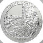 Vereinigte Staaten von Amerika
Gedenkmünzen
Quarter Dollar (5 Unzen Silbermünze) 2010. Serie Nationalparks. Grand Canyon National Park. Im NGC-Blist...