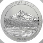Vereinigte Staaten von Amerika
Gedenkmünzen
Quarter Dollar (5 Unzen Silbermünze) 2010. Serie Nationalparks. Mount Hood. Im NGC-Blister mit Grading "...