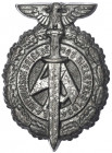 Drittes Reich
Tagungsabzeichen 1934. SA-Aufmarsch Brigade 165 Bielefeld. 40 X 55 mm. sehr schön/vorzüglich. Tieste 34-01. Schumacher -.