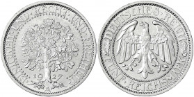 Kursmünzen
5 Reichsmark Eichbaum Silber 1927-1933
1927 A. vorzüglich. Jaeger 331.