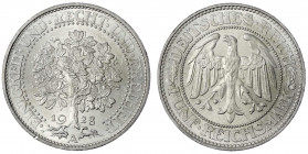 Kursmünzen
5 Reichsmark Eichbaum Silber 1927-1933
1928 A. fast Stempelglanz, winz. Randfehler. Jaeger 331.