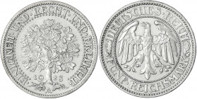 Kursmünzen
5 Reichsmark Eichbaum Silber 1927-1933
1928 A. gutes vorzüglich. Jaeger 331.