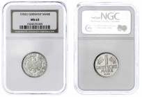 Kursmünzen
1 Deutsche Mark Kupfer/Nickel 1950-2001
1955 G. Im NGC-Blister mit Grading MS 63. fast Stempelglanz aus Erstabschlag, sehr selten in dies...