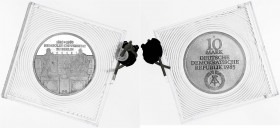 Gedenkmünzen der DDR
10 Mark 1985 A, Humboldt Uni. Polierte Platte, original verplombt. Jaeger 1606.