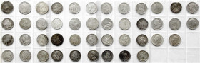 Sammlungen allgemein
Interessante Sammlung von 44 älteren Silbermünzen in Crown-Größe ab dem 18. Jh. U.a. Frankreich mit Ecu 1709, 1764, 1783, 1793, ...
