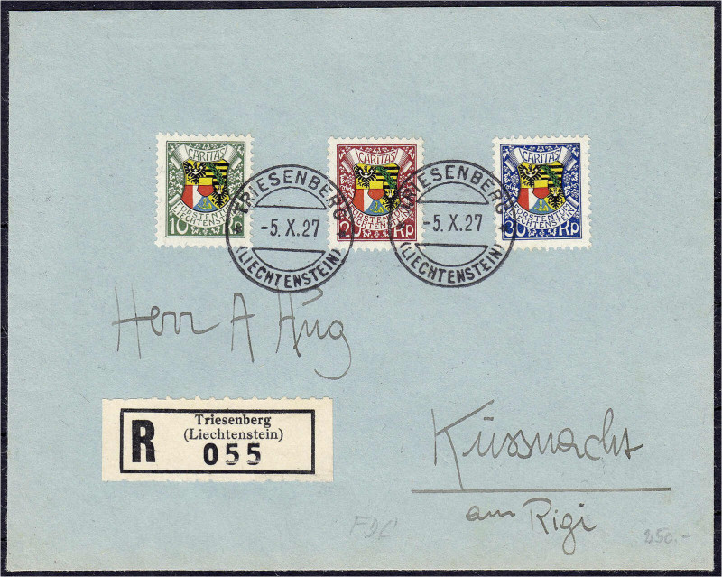 Ausland
Liechtenstein
87. Geburtstag von Fürst Johann II. 1927, sauberer R-Ers...