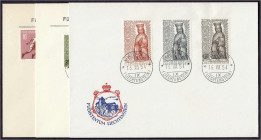 Ausland
Liechtenstein
Jahrgang 1954 (Ersttagsbriefe), kompletter Jahrgang FDC. Mi. 320,-€. FDC. Michel 322-331.