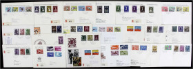 Ausland
Liechtenstein
Jahrgang 1955-1960 (Ersttagsbriefe), bis auf das Fürstenpaar von 1955 komplette Zusammenstellung Ersttagsbriefe bis 1960. Mi. ...