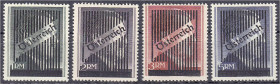 Ausland
Österreich
1 RM - 5 RM Gitteraufdruck 1945, postfrische Erhaltung, jeder Wert tiefst geprüft Sturzeis VÖB. Mi. 240,-€. ** Michel Va-Vd.