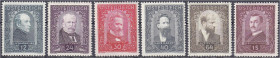 Ausland
Österreich
Wohlfahrt 1932, kompletter Satz in postfrischer Erhaltung. Mi. 320,-€. ** Michel 545-550.