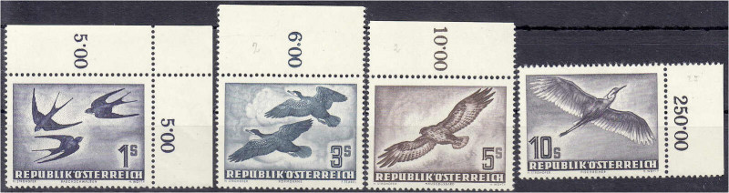 Ausland
Österreich
Vögel 1953, kompletter Satz in postfrischer Erhaltung. Mi. ...