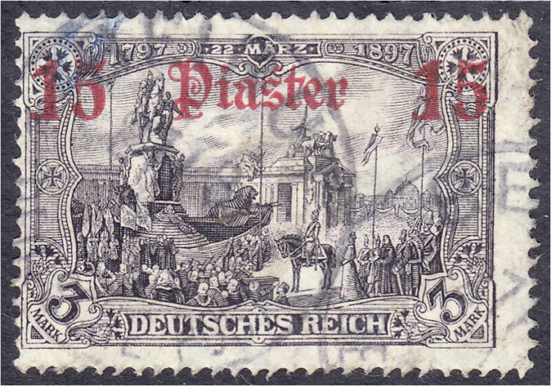 Deutschland
Deutsche Auslandspostämter und Kolonien
Deutsche Post in der Türke...
