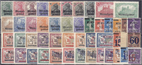 Deutschland
Deutsche Auslandspostämter und Kolonien
Memelgebiet
Jahrgang 1920 und 1921, bis auf Nr. 30 zwei komplette Jahrgänge in postfrischer Erh...