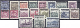Deutschland
Deutsche Auslandspostämter und Kolonien
Deutsche Besetzungsausgaben 1939/1945
Kopfbilder und Landschaften 1939, kompletter Satz in gest...