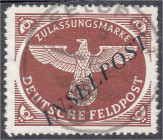 Deutschland
Feldpostmarken
Agramer Aufdruck 1944, gestempelt mit Aufdruck ,,schwarzblau", bestens geprüft Rungas BPP. Mi. 500,-€. gestempelt. Michel...