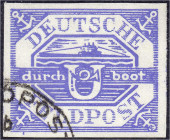 Deutschland
Feldpostmarken
Hela 1945, gestempelt, Farbe ,,c" (später Druck), geprüft Kreft BPP. Mi. 3.800,-€. gestempelt. Michel 13 c.