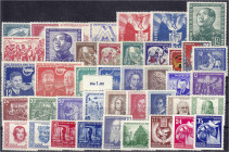 Deutschland
Deutsche Demokratische Republik
Jahrgang 1951 und 1952, postfrische Erhaltung, Deutsch-chinesische Freundschaft tiefst geprüft Schönherr...