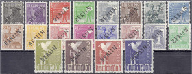Deutschland
Berlin
1 Pf. - 5 M. Schwarzaufdruck 1948, kompletter Satz in postfrischer Erhaltung, jeder Wert geprüft Schlegel BPP. Mi. 380,-€. ** Mic...
