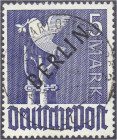 Deutschland
Berlin
5 M Schwarzaufdruck 1948, zentrisch gestempelt in Luxuserhaltung, tiefst geprüft Schlegel BPP. Mi. 750,-€. gestempelt. Michel 20....