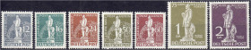 Deutschland
Berlin
75 Jahre Weltpostverein 1949, kompletter Satz in postfrischer Erhaltung. Fotoattest Schlegel BPP >Die Erhaltung ist einwandfrei, ...