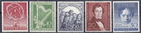 Deutschland
Berlin
ERP, Philharmonie, Lortzing und Beethoven 1950/52, postfrische Erhaltung, jeder Wert geprüft Schlegel BPP. Mi. 345,-€. ** Michel ...
