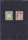 Deutschland
Bundesrepublik Deutschland
Internationale Briefmarkenaustellung „IFRABA“ 1953, Ankündigungskarton mit aufgeklebten Marken. Fotoattest Lu...