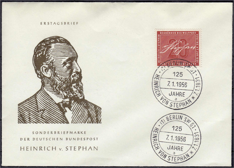 Deutschland
Bundesrepublik Deutschland
125. Geburtstag von Heinrich von Stepha...