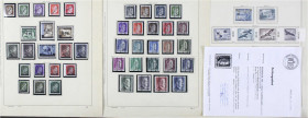 Lots und Sammlungen
Ausland (alphabetisch)
Österreich 1945-2001 **: In den Hauptnummern komplette Sammlung in postfrischer Erhaltung, dabei Nr. Va-V...