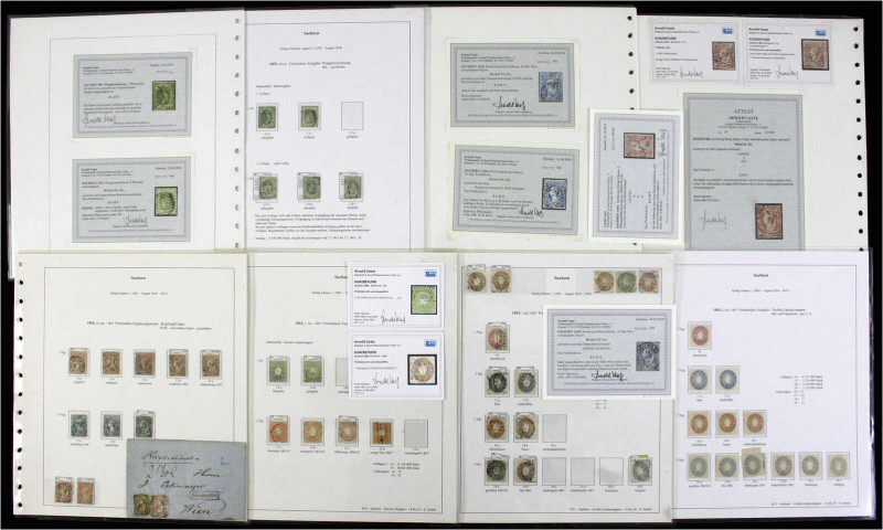 Lots und Sammlungen
Deutschland (alphabetisch)
Altdeutschland-Sachsen 1851-186...