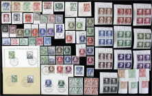 Lots und Sammlungen
Deutschland (alphabetisch)
Berlin 1949/ca. 1955 **/gest.: 4 Einsteckalben mit reichlich guten Anfangsausgaben wie UPU, Goethe, W...